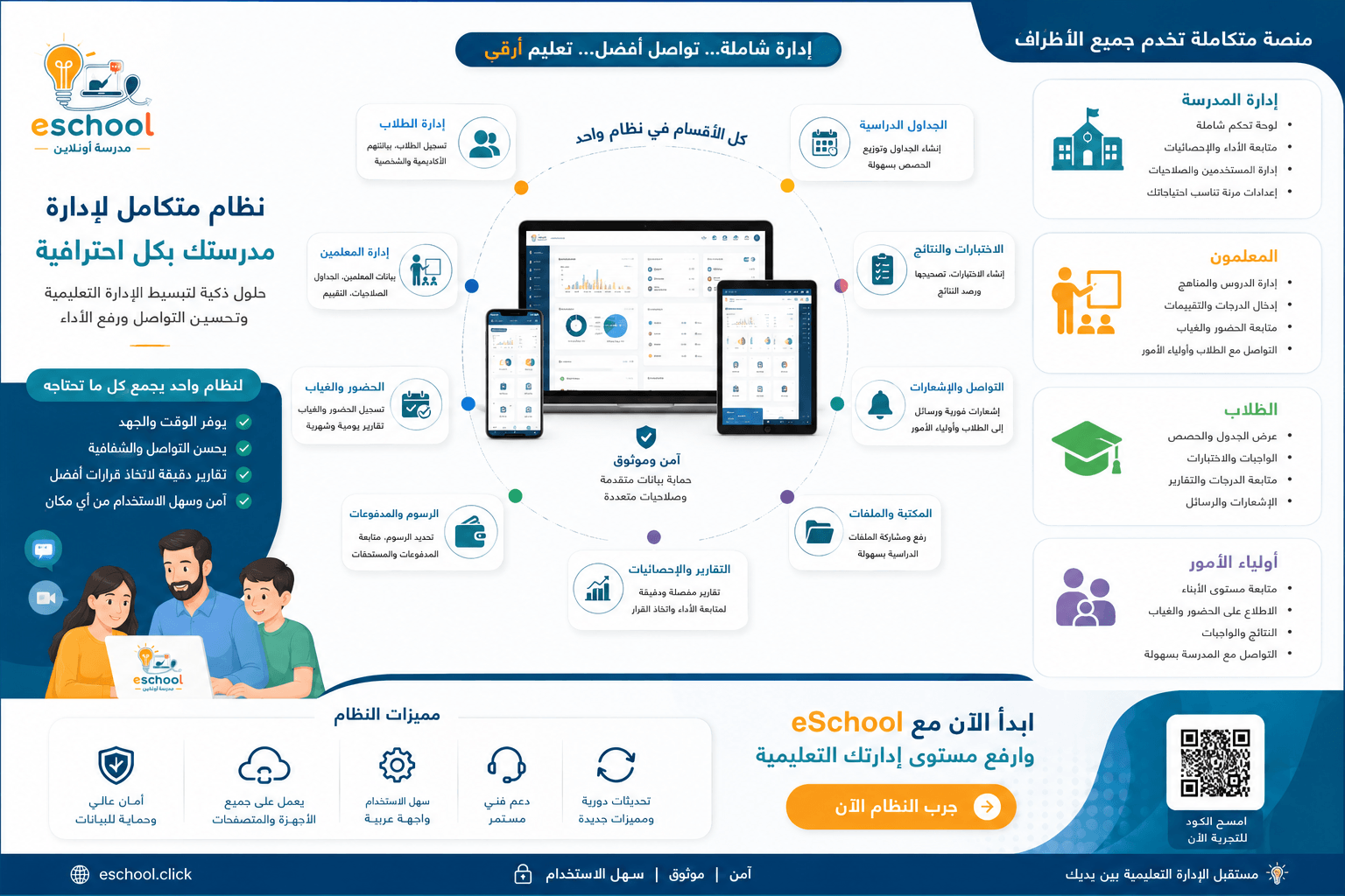 لقطة من المدرسة الإلكترونية